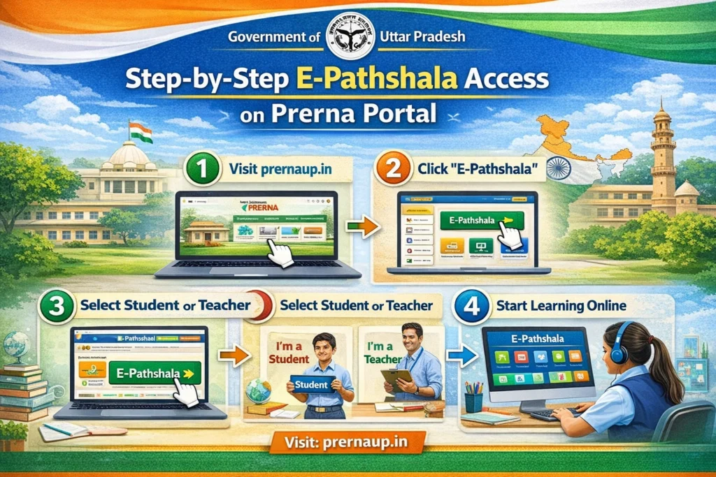 Step-by-Step E‑Pathshala Access