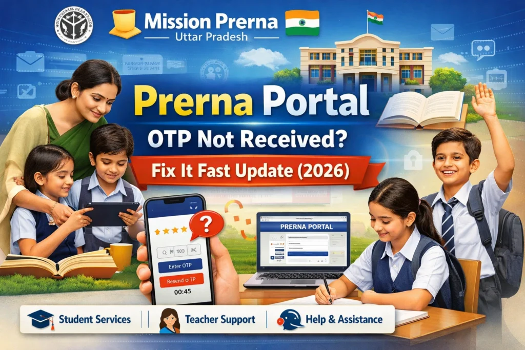 How to Fix OTP Not Received on the Prerna Portal