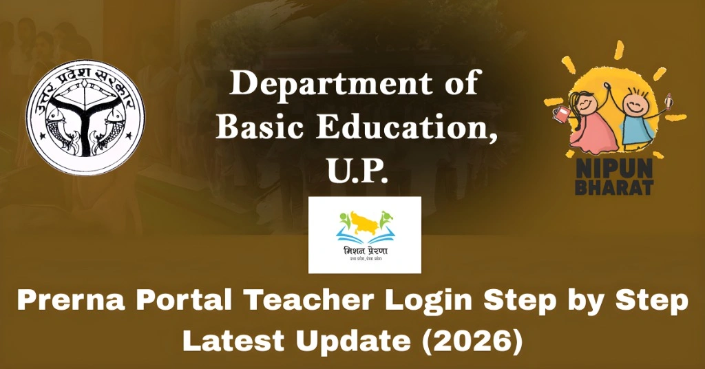 Prerna Portal Teacher Login Step by Step Latest Update (2026)
