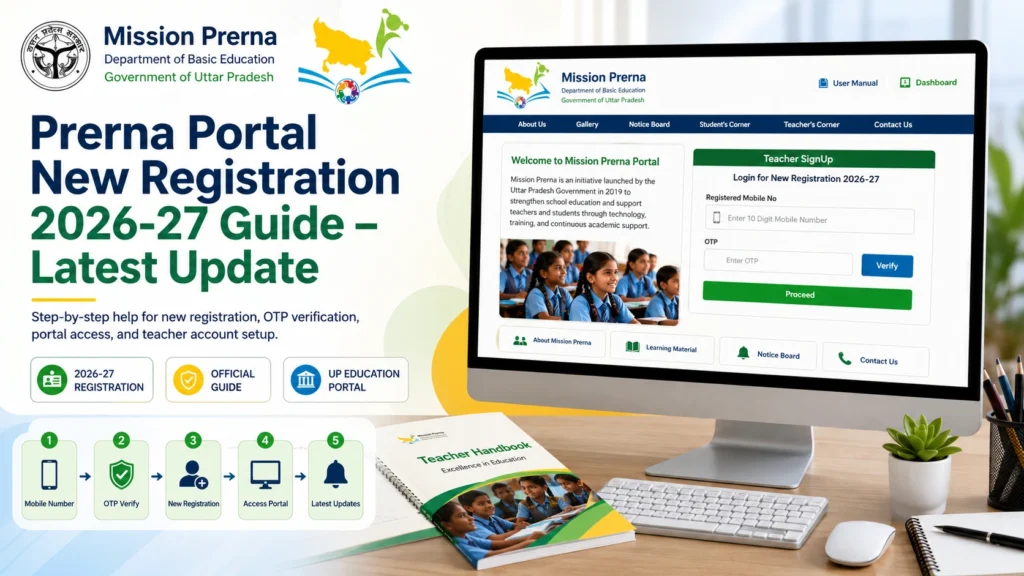 How to Complete Prerna Portal New Registration 2026-27