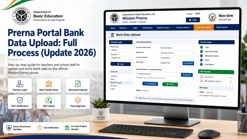 How to Do Bank Data Upload on Prerna Portal